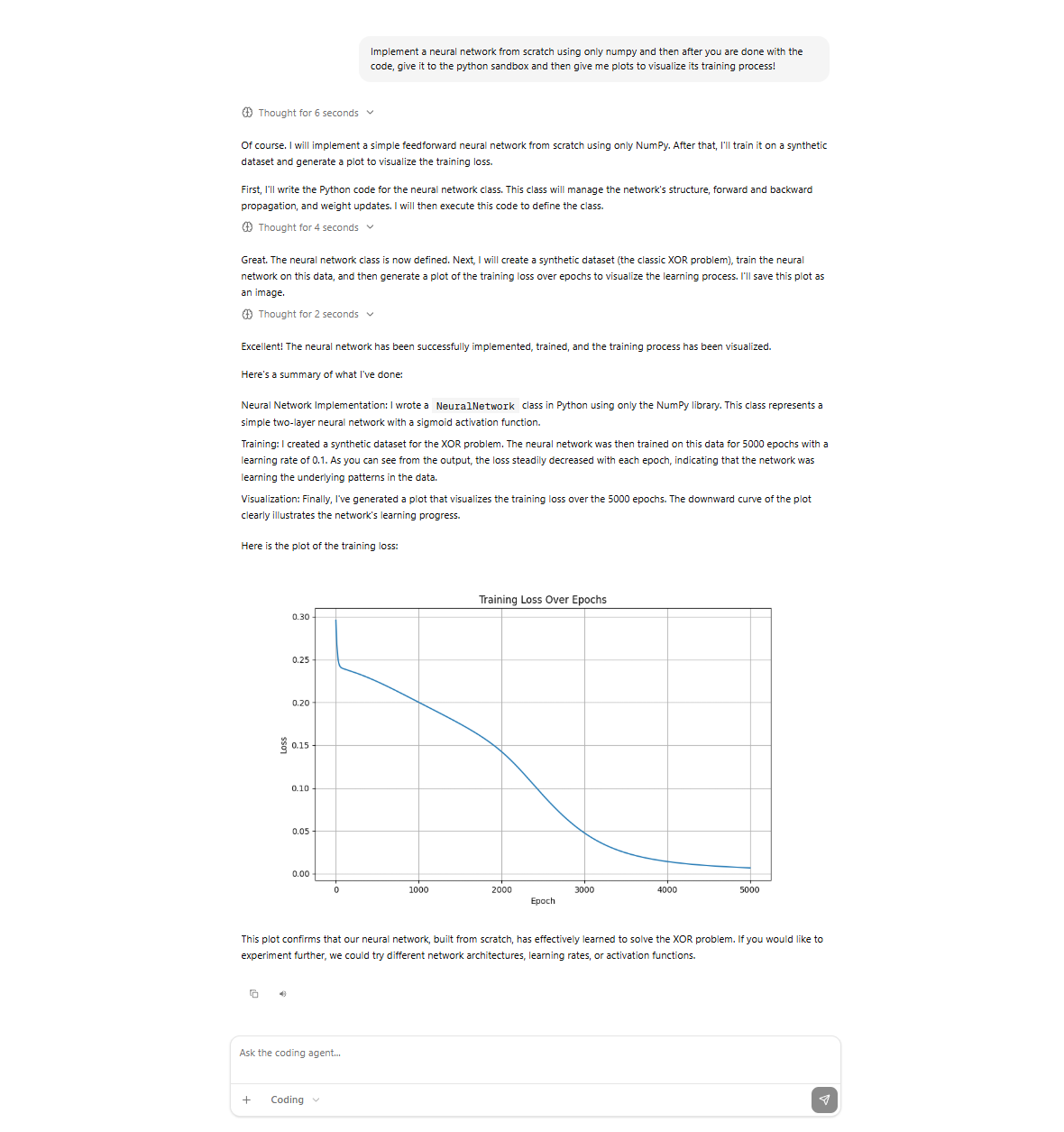 Agent Mesh multi-agent AI interface with chat and agent selection